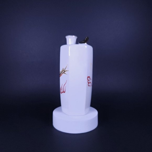 Vintage Japanese Whistling Sake Jug Decanter Dragon Design with Gold Bird - Picture 5 of 9